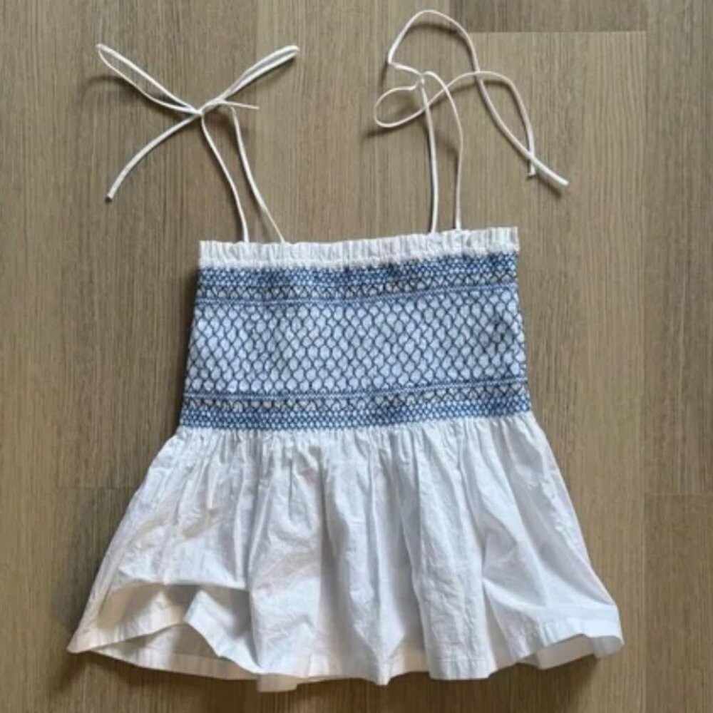 J Crew 100% Cotton Paloma Tank Top XXS - Picture 2 of 5